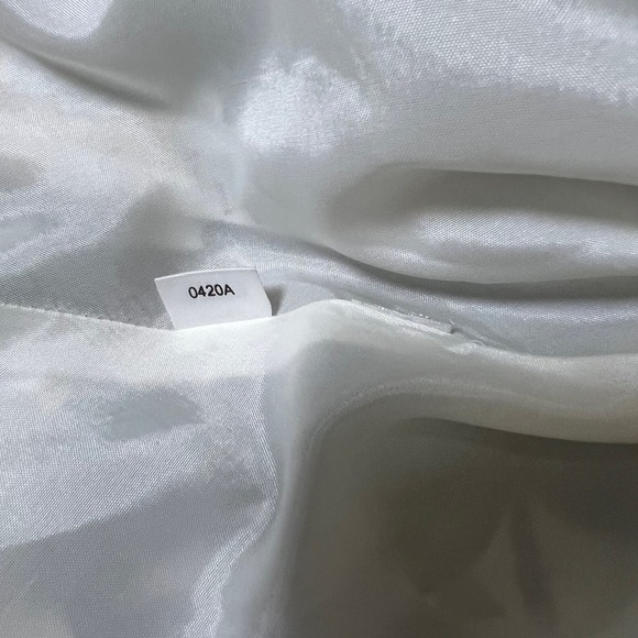 Ann Taylor A Line V Neck Strap Dress Green Floral Size 16 - Picture 5 of 5